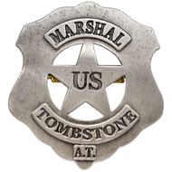 US Marshall Tombstone Badge