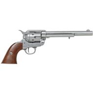 Colt Peacemaker With Wooden Handle Gun Metal Long Barrel